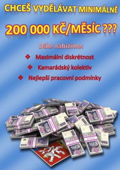 Erotick sluby, Erotick privty - Chce vydlvat min. 200 000 K/msc ???, 18 let, kraj: Hl. m. Praha
